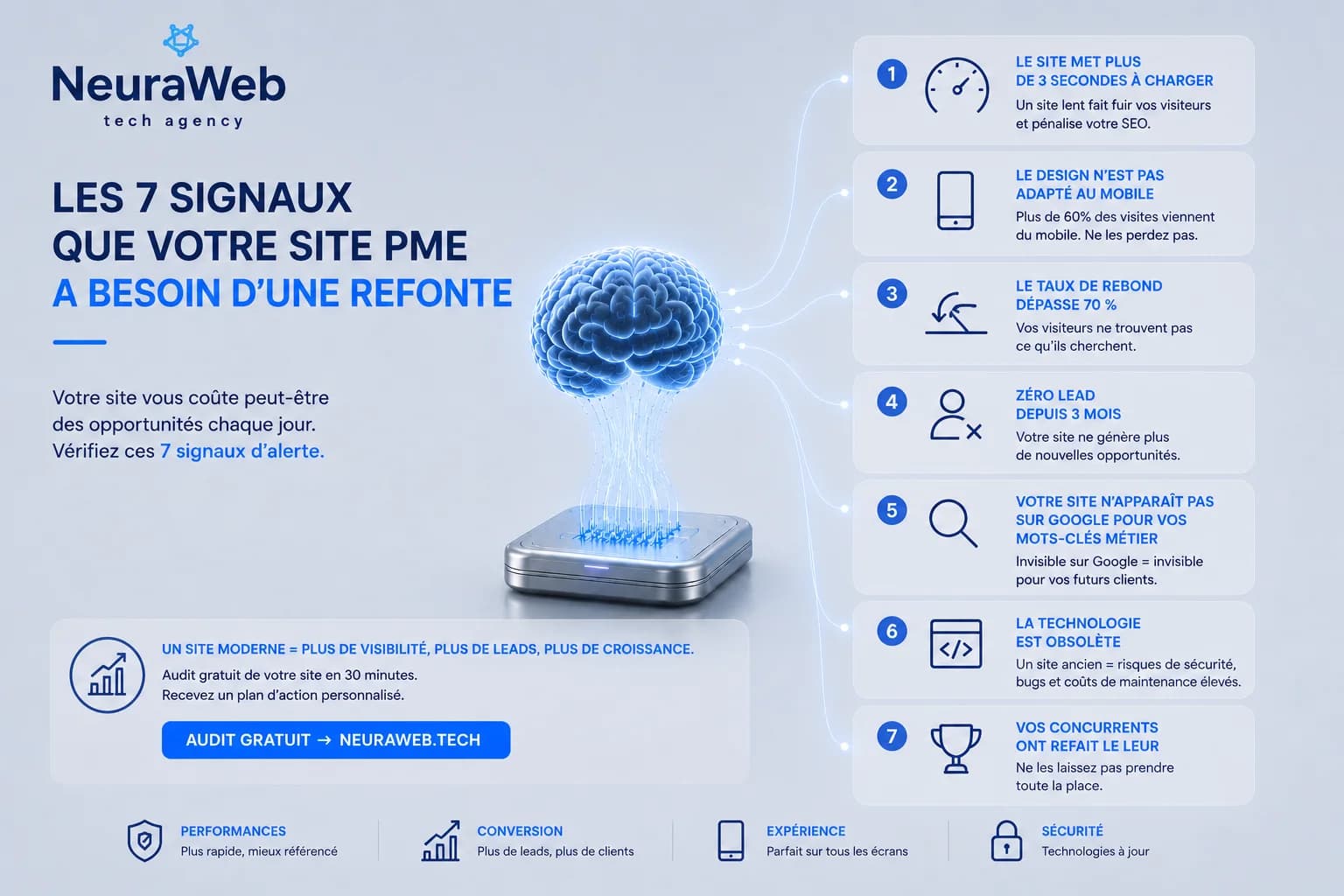 Refonte site web PME 2026 : quand, comment, budget ?