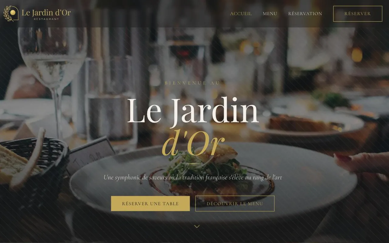 Le Jardin d’Or — Restaurant
